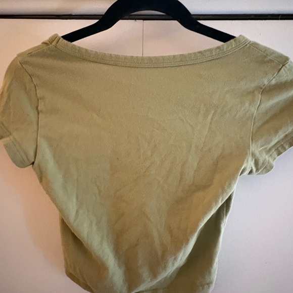 American Eagle Outfitters Sage V-Neck Tee - Picture 2 of 3